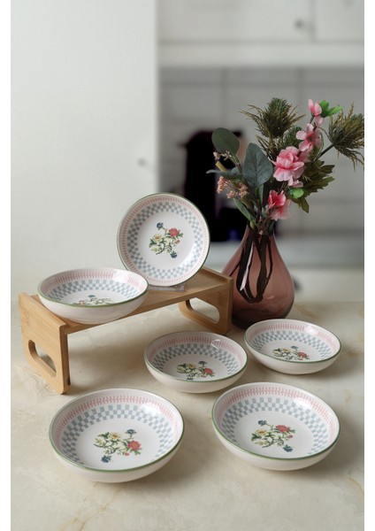 Renkli 13 cm Halka Çerezlik ve Sosluk, 6'lı Set, Şık ve Kullanışlı Tasarım