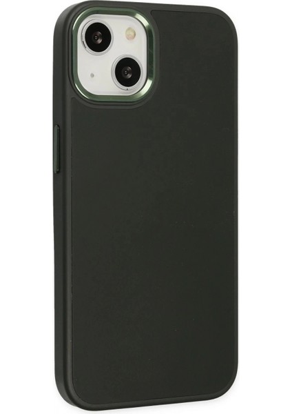 iPhone 14 Plus Kılıf Asya Deri Silikon - Koyu Yeşil fiyatları