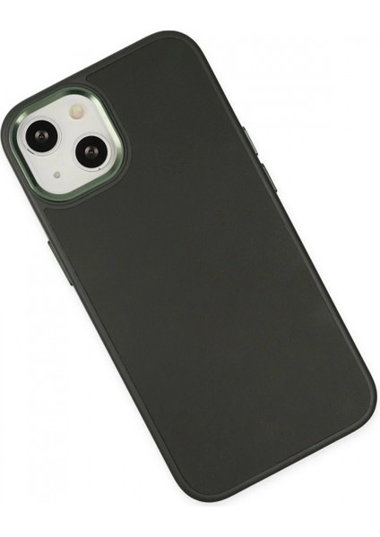 iPhone 14 Plus Kılıf Asya Deri Silikon - Koyu Yeşil modelleri