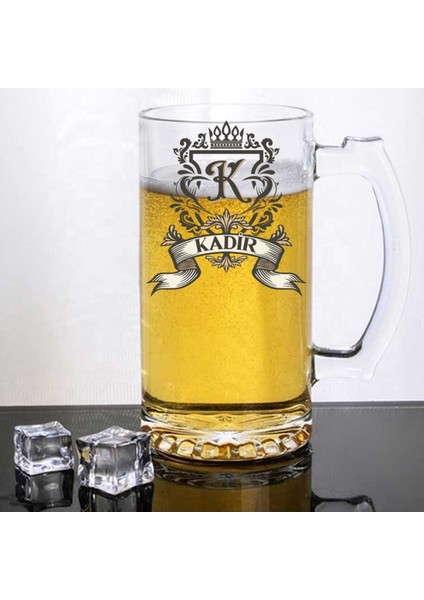 Kişiye Özel Renkli Tasarımlı Kulplu Bira Bardağı modelleri