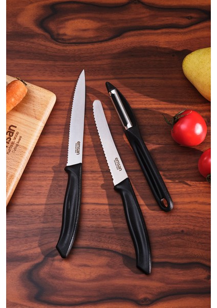 3'lü Soyacaklı Bıçak Seti, Pratik ve Şık Mutfak Aksesuarları
