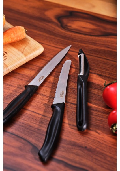 3'lü Soyacaklı Bıçak Seti, Pratik ve Şık Mutfak Aksesuarları fırsatları