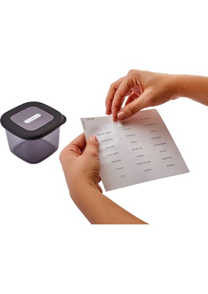 Gri Renkli 6'lı Baharat Seti, Hediye Kaşık ile Şık ve Kullanışlı Tasarım