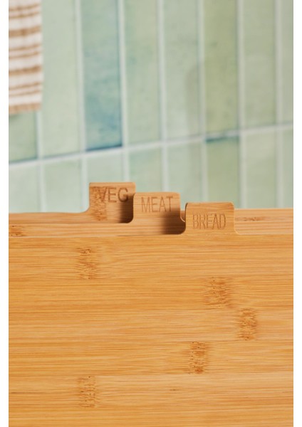 4 Parça Bambu Kesme Tahtası, 28 Cm, Kahverengi, Dayanıklı ve Şık Tasarım indirimleri