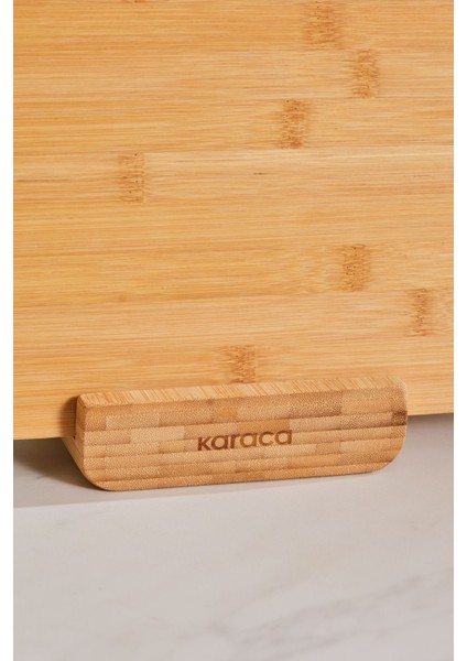 4 Parça Bambu Kesme Tahtası, 28 Cm, Kahverengi, Dayanıklı ve Şık Tasarım