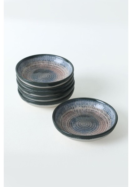 Renkli Halka Sosluk ve Çerezlik Seti, 13 Cm, 6'lı Paket