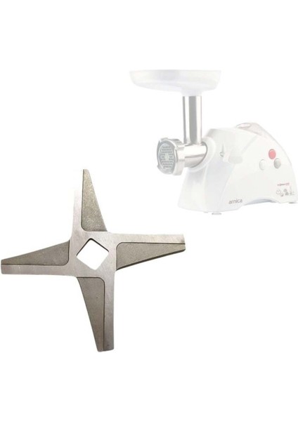 12'li Arnica Promeat Grande W2000 W1800 Et Kıyma Makinesi Bıçak, 60 mm