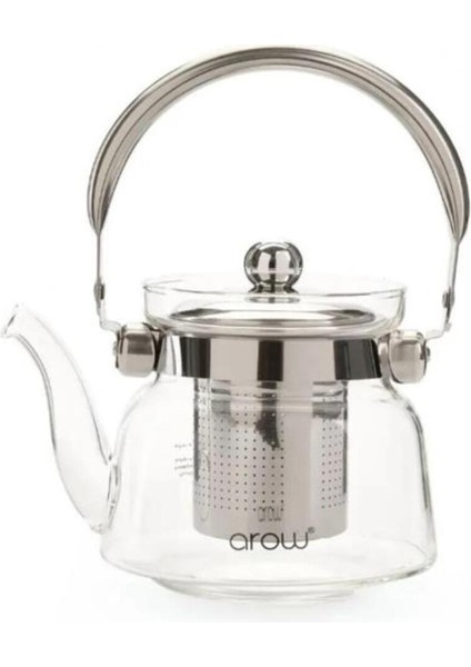 Ateşe Dayanıklı Borosilikat Cam Demlik 800ML, Şık ve Sağlam Çay ve Kahve Demleme fırsatları