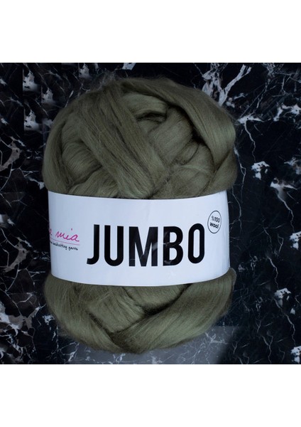 La Mia Jumbo Yeşil Dev Yün El Örgü Ipi - J3