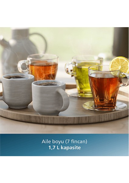 7000 Serisi Çift Yalıtımlı Su Isıtıcısı, 1,7 Lt, Yaylı Kapak, Hızlı Kaynatma, Siyah fırsatları