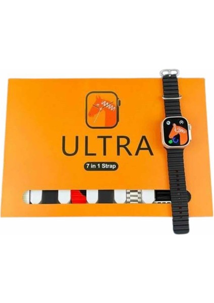 7 Kordonlu Çok Renkli Akıllı Saat Kordon Seti, Hasır ve Çelik Seçenekleri modelleri