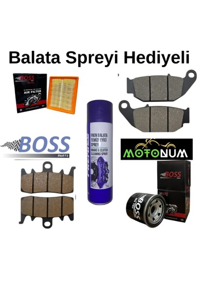Cf Moto Sr 450 Ön Arka Fren Balata Takımı ve Filtre Seti