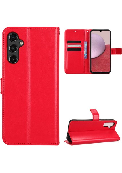 Samsung Galaxy A17 Telefon Kılıfı, Rfıd Engellemeli Kredi Kartı Tutucu, Pu Deri Folyo Kapaklı Ayak Koruyucu Darbeye Dayanıklı Kılıf Samsung Galaxy A17 (Yurt Dışından)