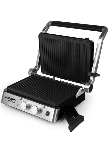 Gümüş Renkli Elektrikli Döküm Tost Makinesi, Pratik ve Şık Tasarım