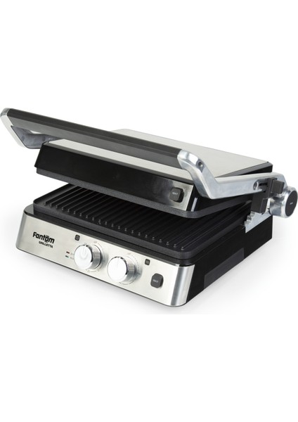 Gümüş Renkli Elektrikli Döküm Tost Makinesi, Pratik ve Şık Tasarım