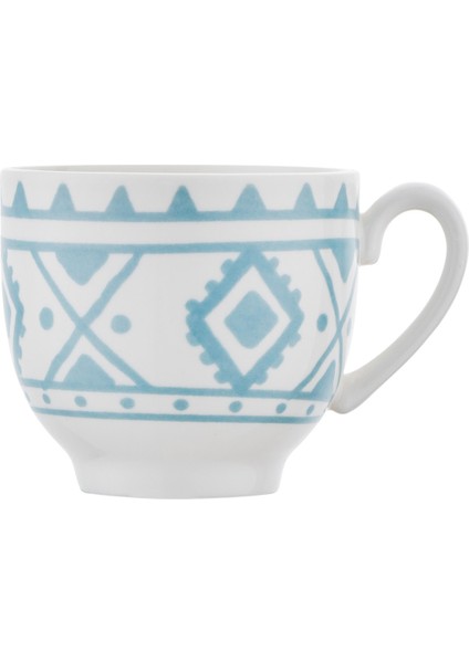 Şık Mavi 2'li Kahve Fincan Takımı, 90 Ml, Zarif ve Modern Tasarım