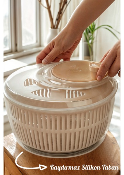 5 Litre Salata ve Sebze Kurutucu, Sağlıklı Saklama Aracı indirimleri