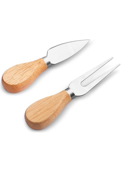 2'li Doğal Ahşap Kesme ve Sunum Tahtası, 28/33 Cm, Şık ve Dayanıklı Tasarım