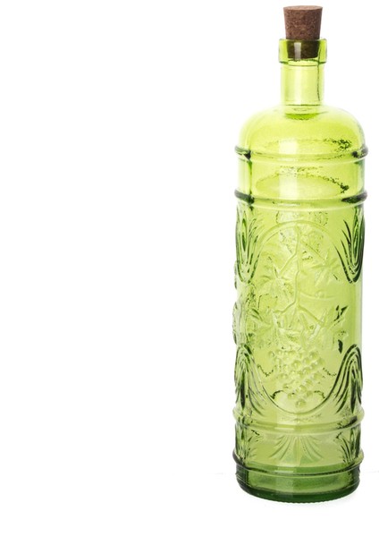 1 Litre Yeşil Renkli Güzel Yağ Şişesi