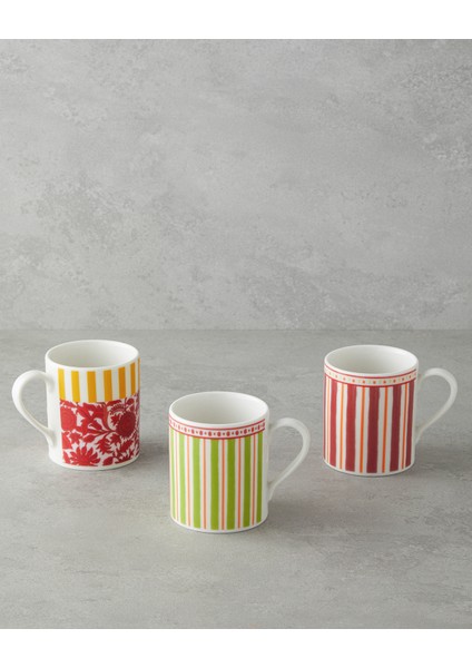 290 ml Pembe-Sarı Seris Bone Porselen Kupa, Şık ve Kullanışlı Tasarım modelleri