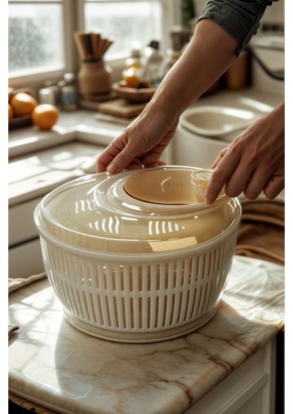 5 Litre Salata ve Sebze Kurutucu, Sağlıklı ve Pratik Kullanım Için Mükemmel Seçenek