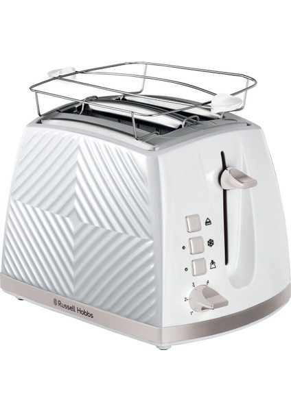 2 Dilim Ekmek Kızartma Makinesi, Beyaz, Pratik ve Şık Tasarım
