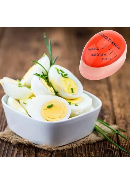 Renkli Yumurta Pişirme Zamanlayıcı Ölçer, Pratik ve Kolay Kullanım Için Mutfak Aleti