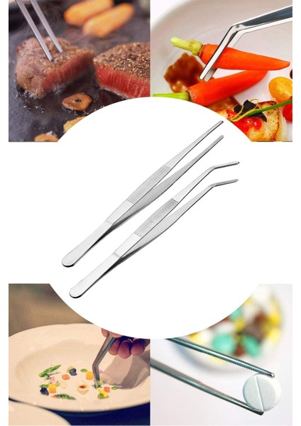 Renkli Çeyreklik Dekor Cımbız Seti, 25 Cm, 2'li