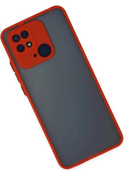 Xiaomi Redmi 10C Kılıf Montreal Silikon Kapak - Kırmızı fiyatları
