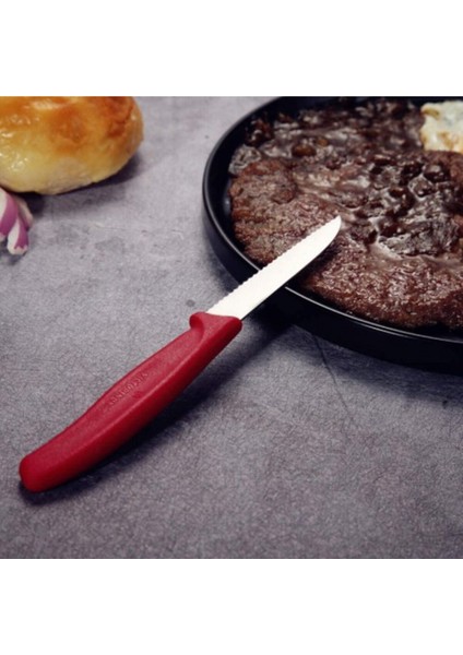 8cm Testere Ağızlı Kırmızı Çok Amaçlı Mutfak Bıçağı modelleri