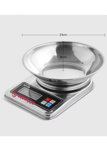 Paslanmaz Çelik Kefeli Dönerci ve Mutfak Terazisi 5 Kg, 1 Gram Hassasiyet modelleri