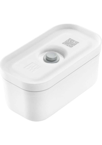 Vakumlu S Boyutlu Plastik Yemek Kabı, Beyaz, Dayanıklı ve Pratik Tasarım