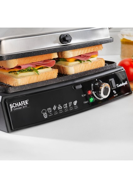 Inox Tost ve Izgara Makinesi, Pratik ve Şık Tasarım, Güçlü Performans fırsatları