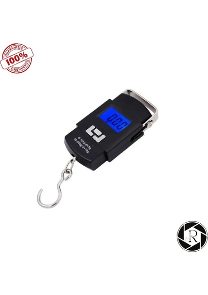 Hassas Dijital El Kantarı, 50 kg Kapasite, Şık Siyah Tasarım