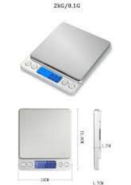 Dijital Hassas Mutfak ve Kuyumcu Tartı, Gümüş Renkli, Güçlü ve Şık Tasarım fiyatları