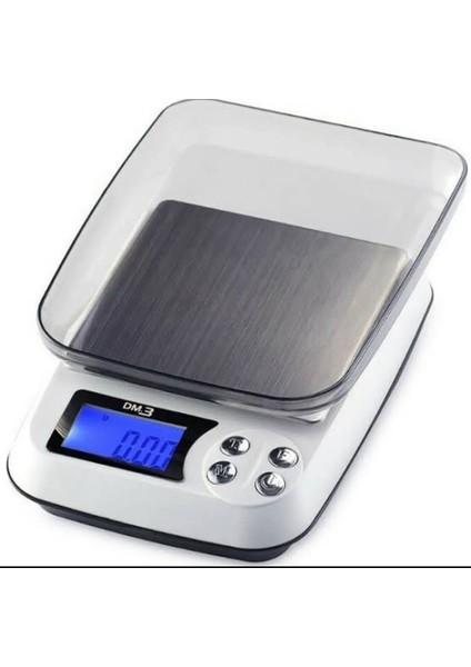 Yüksek Kaliteli 500GR 0.01 Şarjlı Dm5 Beyaz Aksesuar