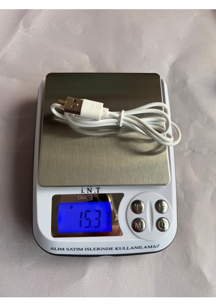 Yüksek Kaliteli 500GR 0.01 Şarjlı Dm5 Beyaz Aksesuar indirimleri