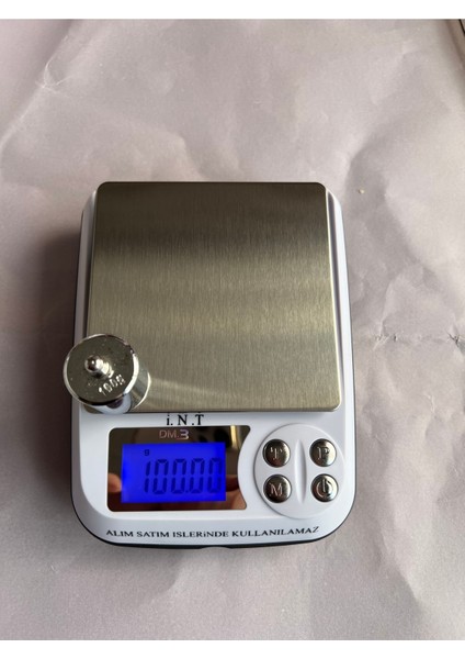 Yüksek Kaliteli 500GR 0.01 Şarjlı Dm5 Beyaz Aksesuar