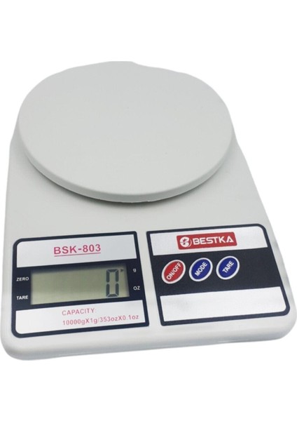 Dijital Hassas Mutfak Tartısı, 10 Kg, Ölçüm Hassasiyeti, Pratik ve Güvenilir