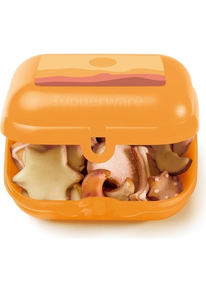 Turuncu Büyük Yemek Taşıma Kabı, Pratik ve Şık Tasarım