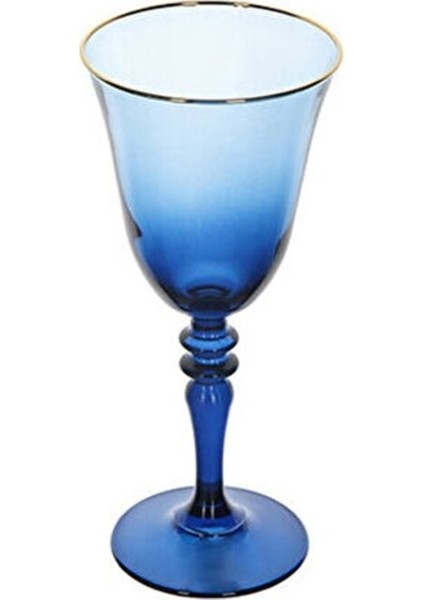 Lacivert Altın Yaldızlı Ayaklı Su Bardağı 270 Cc, Şık ve Zarif Tasarım fiyatları