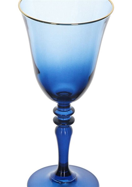 Lacivert Altın Yaldızlı Ayaklı Su Bardağı 270 Cc, Şık ve Zarif Tasarım modelleri