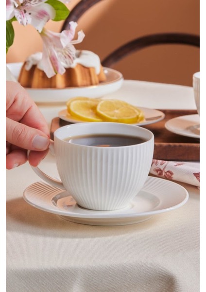 Iki Kişilik Beyaz Çay Fincanı 230 Ml, Şık ve Kullanışlı Set fiyatları