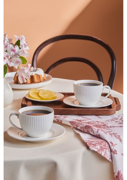 Iki Kişilik Beyaz Çay Fincanı 230 Ml, Şık ve Kullanışlı Set fırsatları