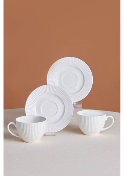 Iki Kişilik Beyaz Çay Fincanı 230 Ml, Şık ve Kullanışlı Set indirimleri