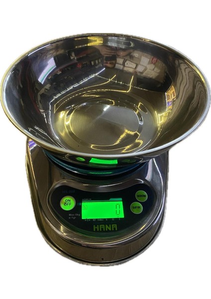 Hassas Dijital Mutfak Terazisi, 5kg/1g, Krom Kaplama
