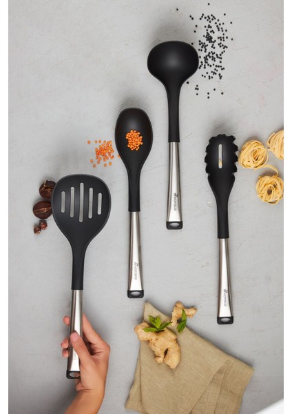 Gri 4 Parça Servis Seti, Şık ve Kullanışlı Ev Gereçleri Koleksiyonu fiyatları