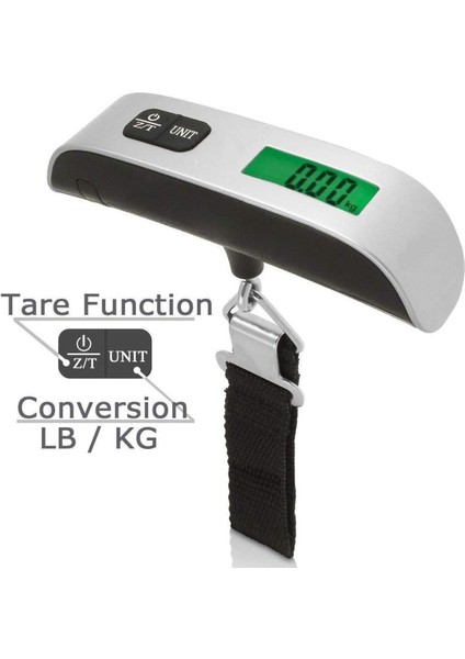50KG Dijital Bagaj Terazisi, LCD Ekranlı, Hassas ve Seyahat Için Uygun modelleri