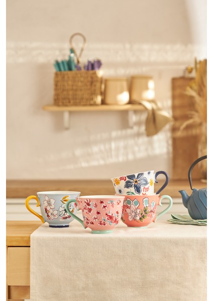 Mavi 435 ml Yeni Seramik Kupa, Şık ve Kullanışlı Içecek Kabı modelleri