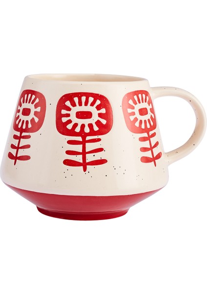 Bordo Ethnic Grass Kupa 480 ml Şık ve Modern Tasarım, Ev ve Ofis Kullanımı Için Ideal modelleri